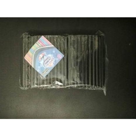 

➽ Sedotan Bubble Warna Hitam | Black Straw Full Color | Lubang Besar ♪