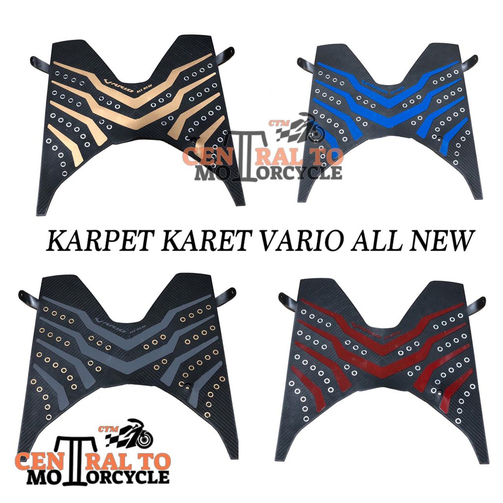 Karpet Karet Rubber Stepfloor Step Floor Honda All New Vario 125 150 ESP 2018-2021