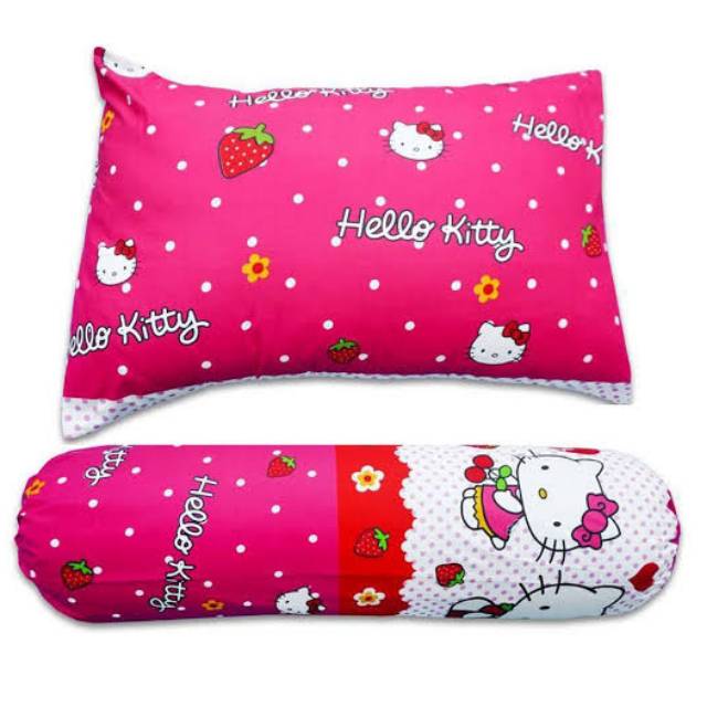 Urung/sarung bantal dan guling motif random