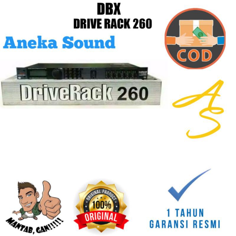 Speaker Management DriveRack DBX 260/DBX260