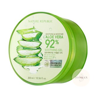 READY STOCK! BPOM EXP 2024 NATURE REPUBLIC ALOE VERA JAR  300ml