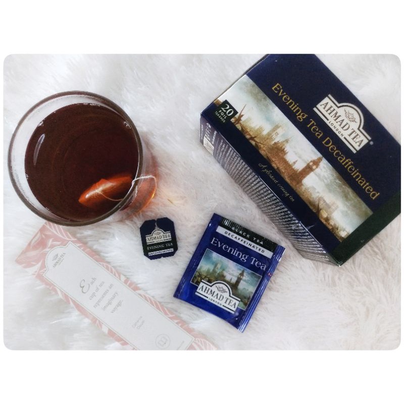 

Ahmad tea Black Tea - Evening Tea Decaffeinated dan earl grey - 1 Foil - curah