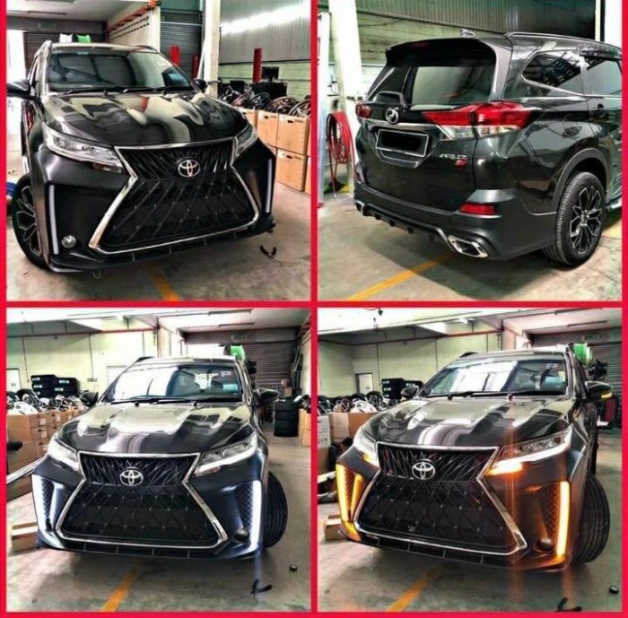 Bumper Toyota Rush Baru Terios Body Kit All New Rush Lexus Style