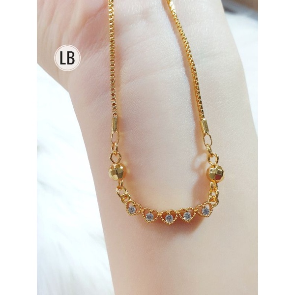 Kalung Xuping Motif Love Permata Cantik Wanita Simple N19042202