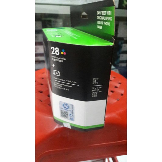 Tinta Hp 28 PhotoPack Color Original