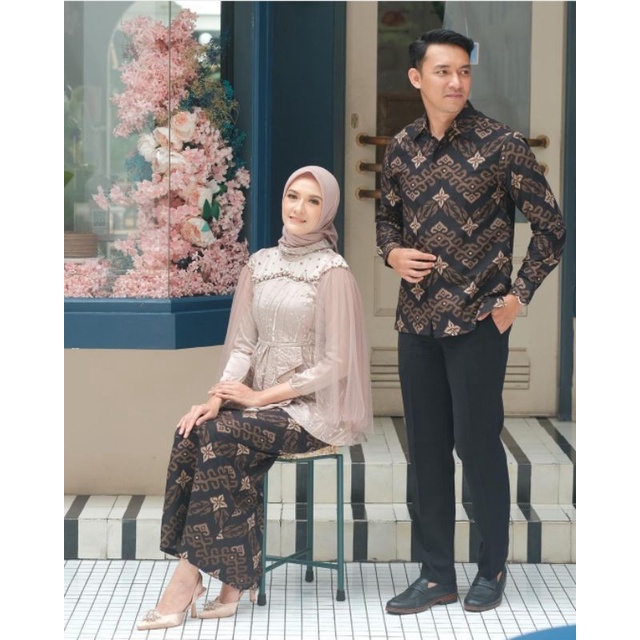 NEW ARIVAL || SET BATIK COUPLE FANIA | SETELAN KEBAYA LAMARAN | OUTFIT KEKINIAN BATIK KEBAYA MODERN