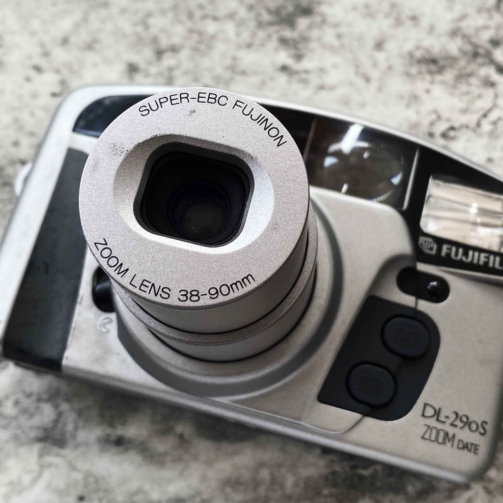 FUJI DL 290S / FUJI DL 290 - KAMERA ANALOG PREMIUM - SAKU REUSABLE MURAH DENGAN ROLL FILM-FUJI DL 290S GREY
