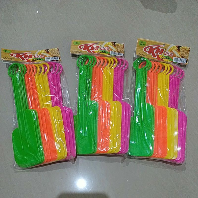 GROSIR Solet plastik sambal selusin/Spatula KH Nice/Solet bumbu kecil