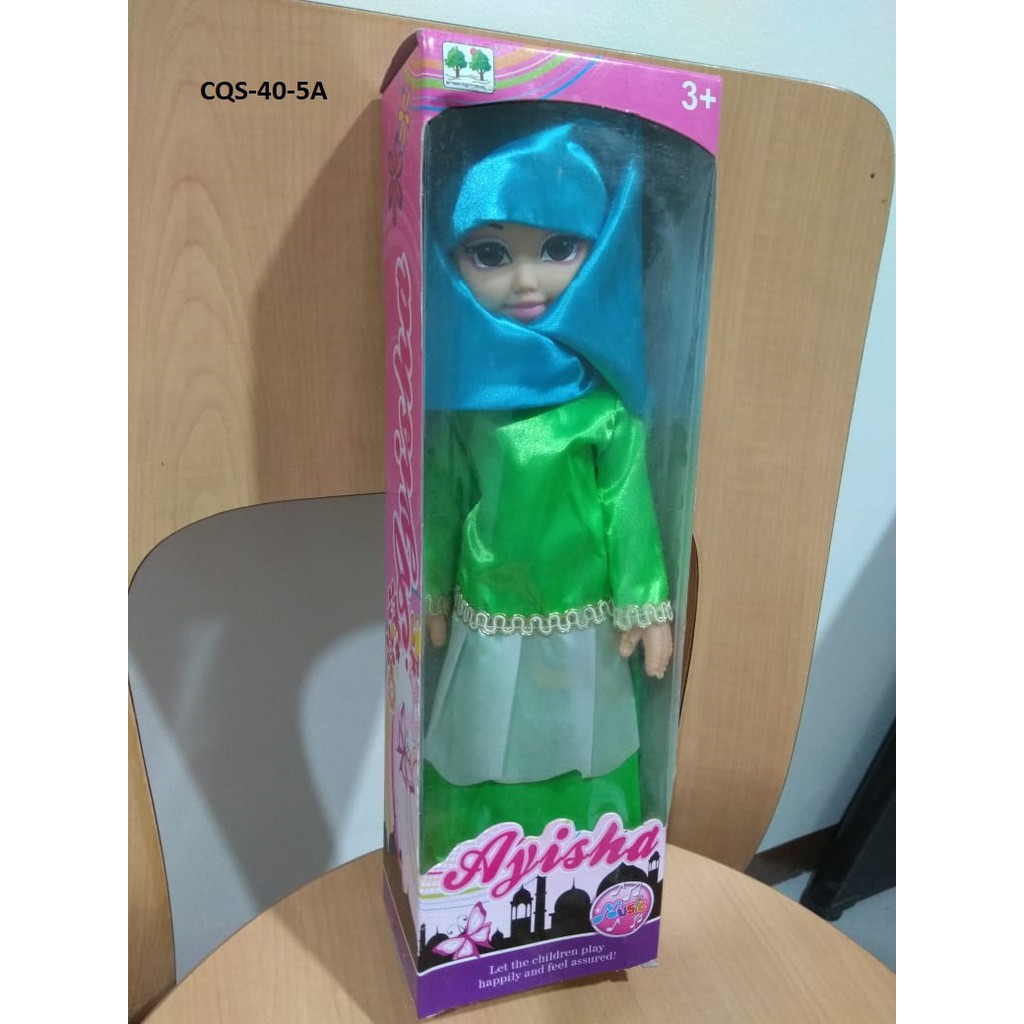 BONEKA HIJAB MUSLIMAH AYISHA BISA BERNYANYI