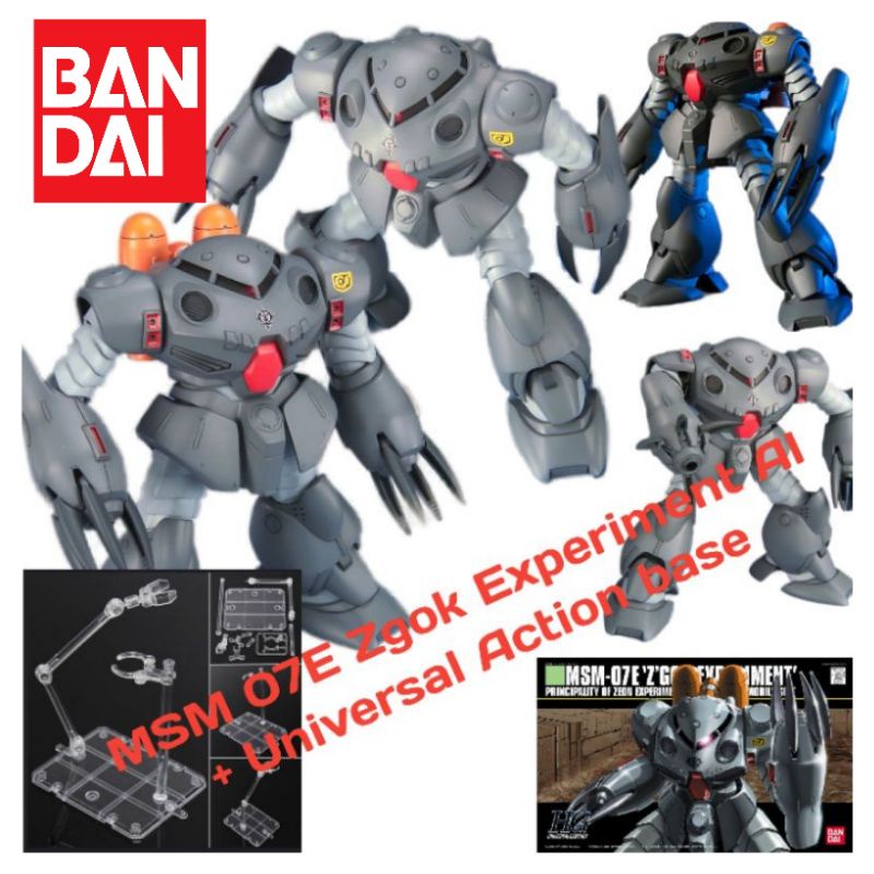 Gundam HG Z'GOK Exprimental 1/144 scale gunpla bandai + Stand action base