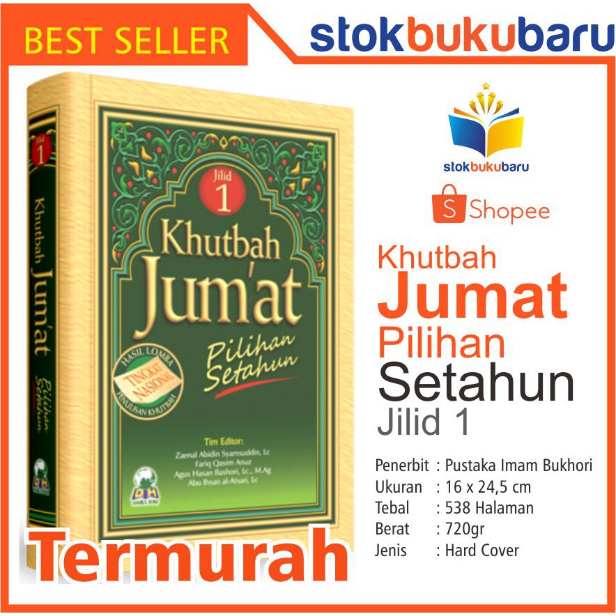 Jual Buku Khutbah Jumat Pilihan Setahun Jilid 1 Indonesia|Shopee Indonesia