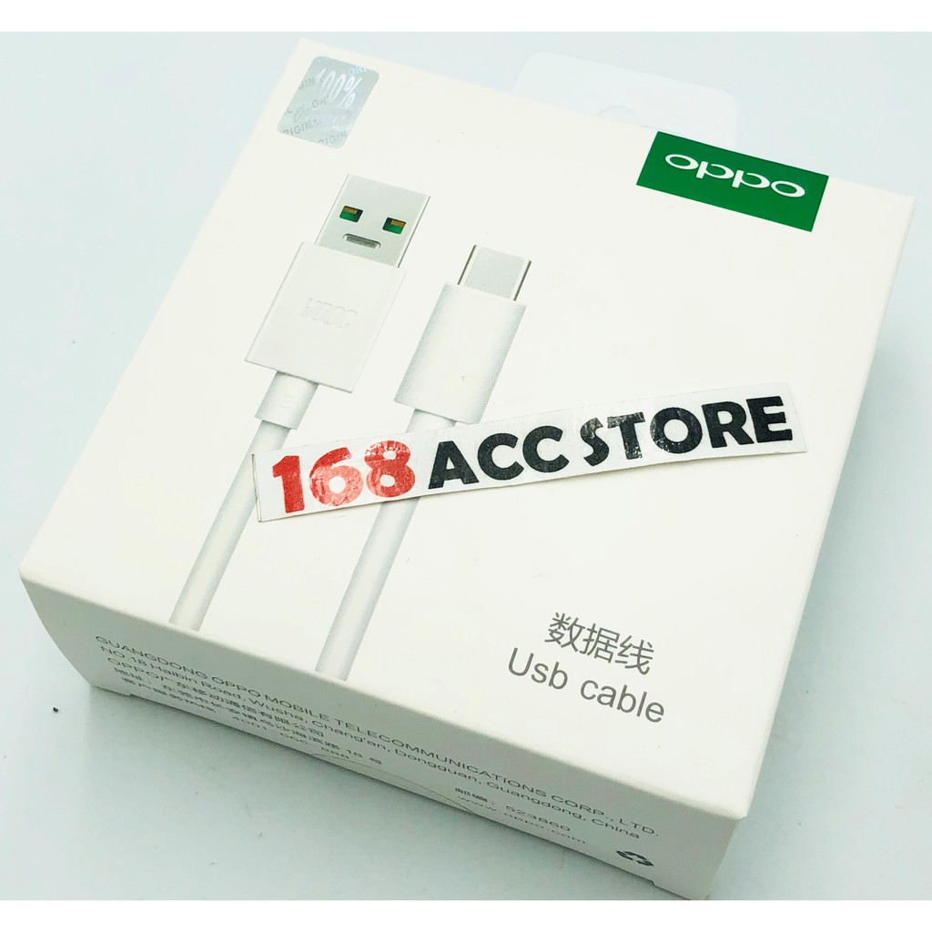 KABEL OPPO TYPE C VOOC / KABEL DATA OPPO USB C VOOC ORI
