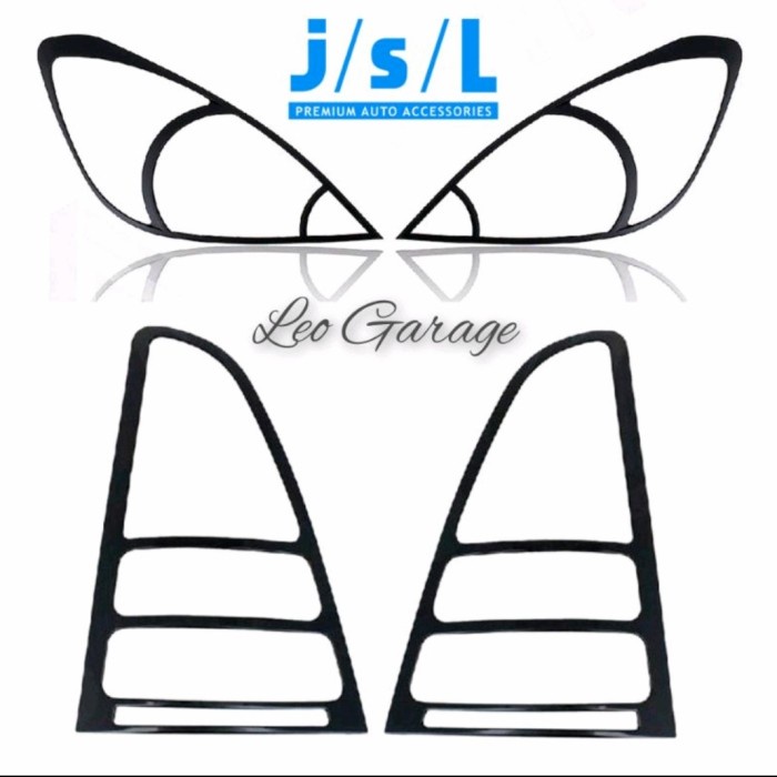 INNOVA 2004-2007 PAKET GARNISH LAMPU DEPAN BELAKANG HEAD TAIL LAMP