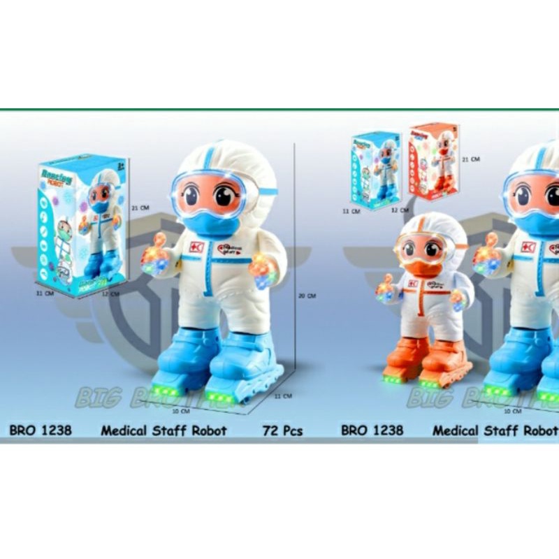 Robot Robotan Dance Joget Covid Corona Tenaga Medis
