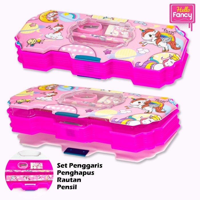 

Wow Tempat Pensil Magnet + Set Alat Tulis / Kotak Pensil Magnet / Cc-1024 Promo