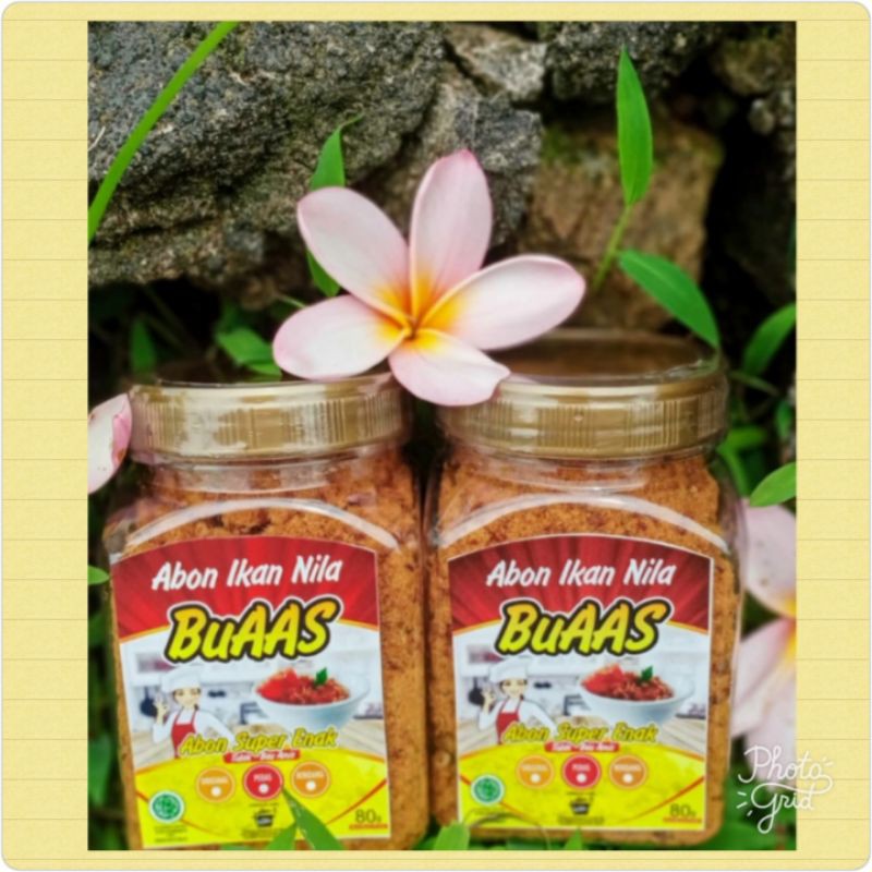 

Abon Ikan Nila Bu Aas 80 gr