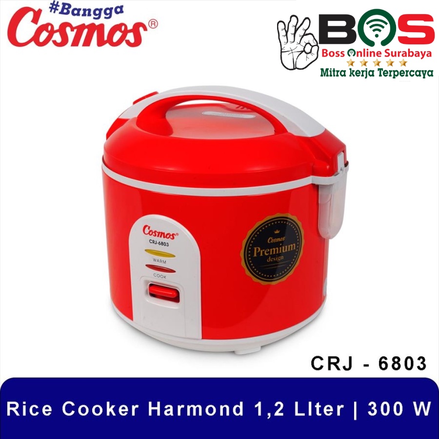 Rice Cooker Cosmos 1,2 L Magic Jar Cosmos Magic Com Harmond CRJ 6803 CRJ-6803