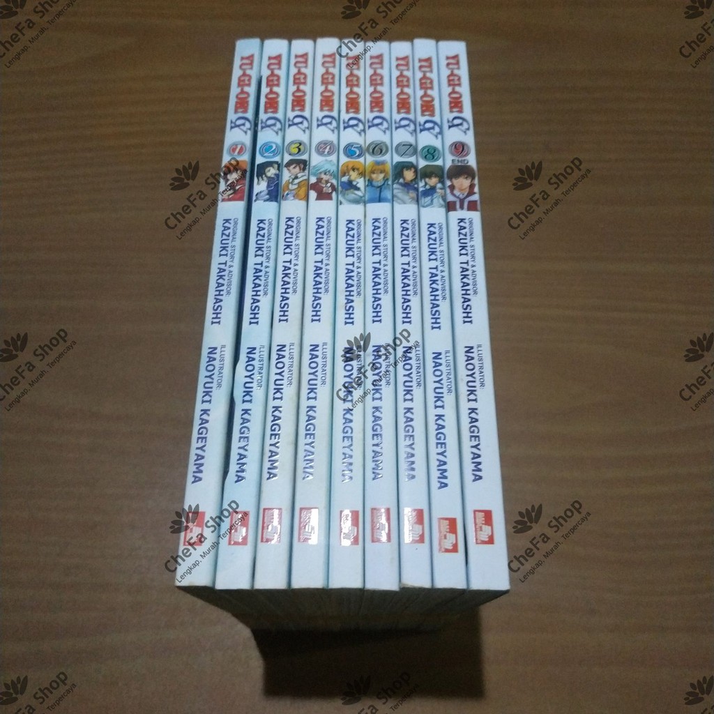 Komik Yu Gi Oh GX 01-09 YuGiOh Yu-Gi-Oh Lengkap Fullset Tamat Kolpri
