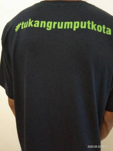 KAOS CUSTOM POLOS SABLON DESAIN SENDIRI KATA NAMA BAHAN ADEM COTTON COMBED 30s ECER GROSIR MURAH