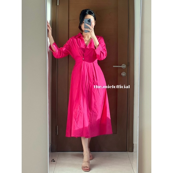 Tokyo Dress - Dress Kantor/ Korea Dress / Maxi Dress / Dress Formal / Dress Casual