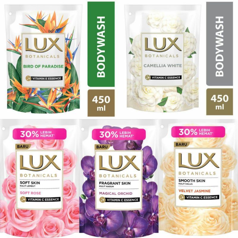 LUX Body Wash Reffil 400 ml ~ Sabun Lux 100% Original