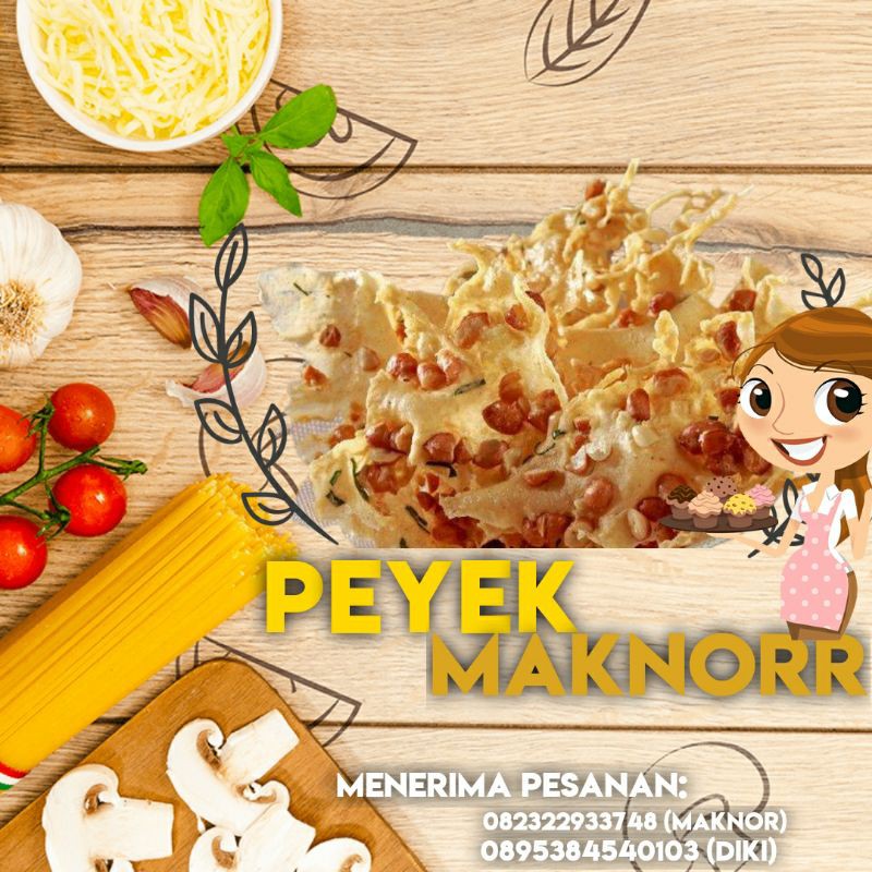 

peyek mak norr (gurih, renyah, yang pastinya enak)