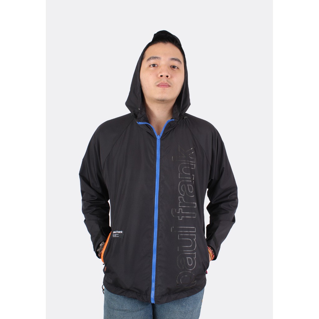 Atasan Pria Outer Paul Frank Constrast Zipper (APPSS19M) Black