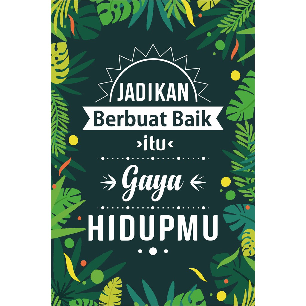 POSTER KATA KATA MUTIARA