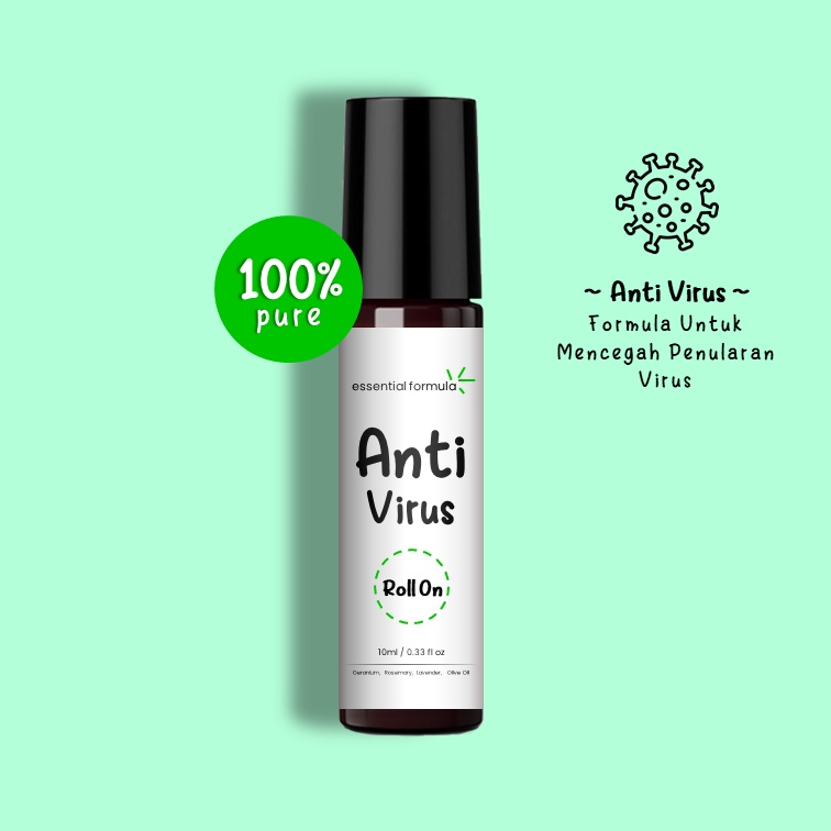 10ml Anti Virus Essential Oil Roll On Untuk Mencegah Penularan Virus