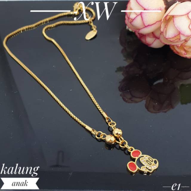 Kalung anak yaxiya gold K02033