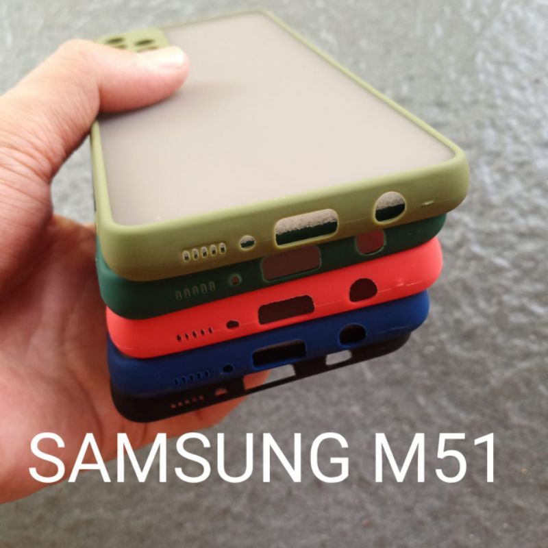 Case Samsung M51 ( 3 model ) soft softcase softshell silikon cover casing kesing housing