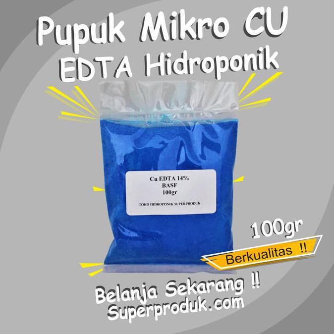 Produk Ready Copper Chelate-Librel Cu-Cu Edta 14% @100Gr