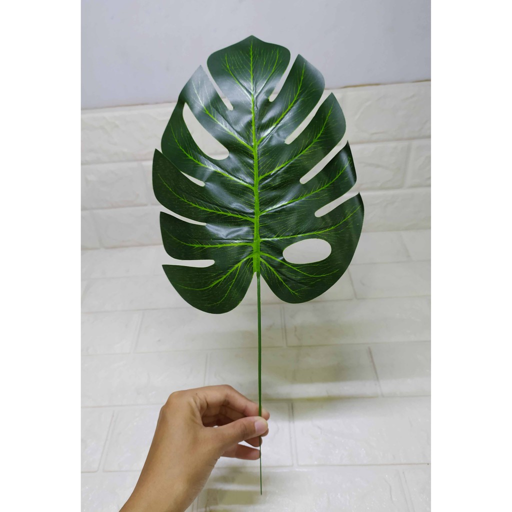 Daun Monstera Lembaran - Bahan Tanaman imitasi Daun Monstera