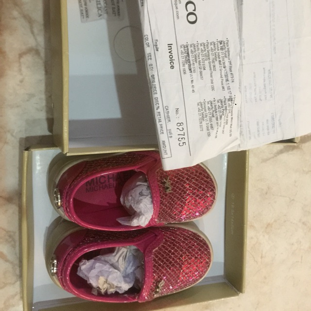 Preloved Michael Kors Baby Shoes
