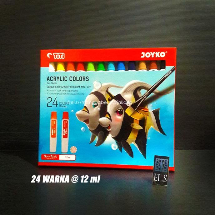 

Titi Acrylic Colours 24 Warna ( Cat Akrilik)