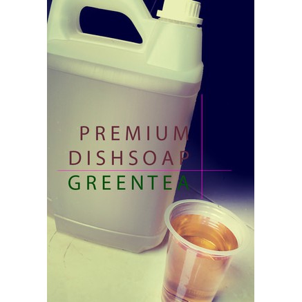Sabun Cuci Piring Cair Curah - New - GREEN TEA - Aman - Kemasan 5 lt