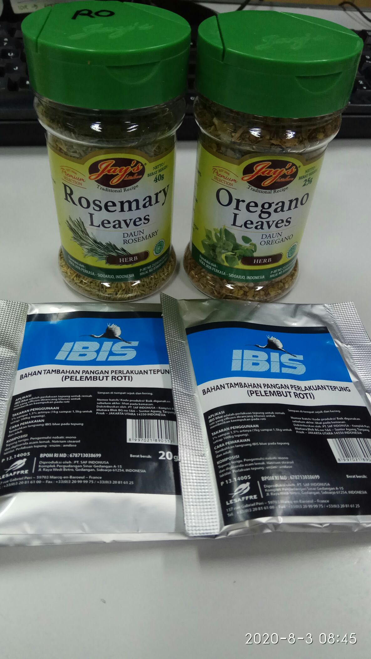 Ibis Blue 20gr Bahan Pelembut Pengempuk Roti