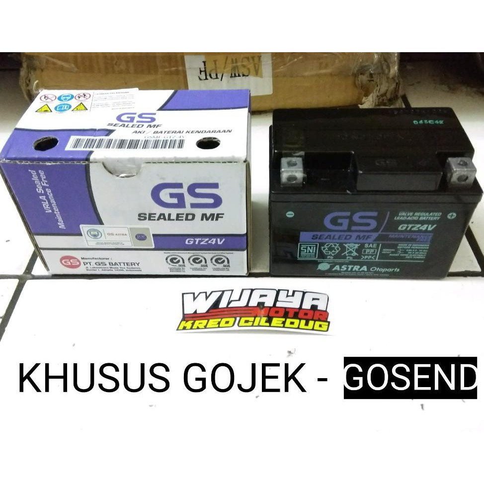 Terlaris Aki Gs Astra Gtz4V