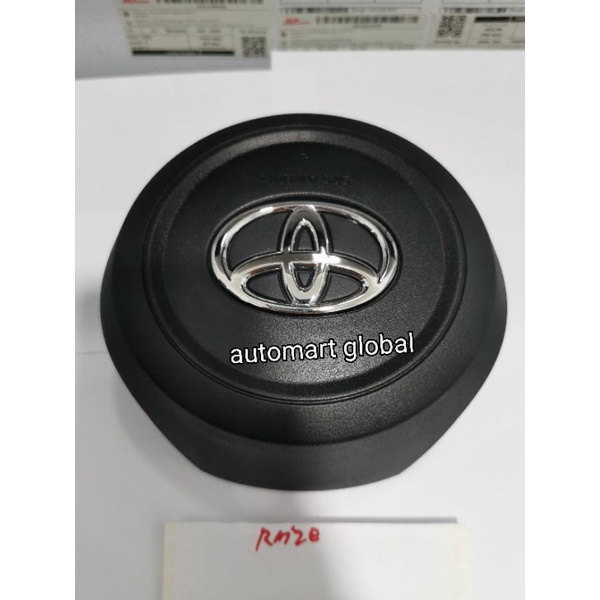 cover tutup airbag air bag stir with logo toyota raize original