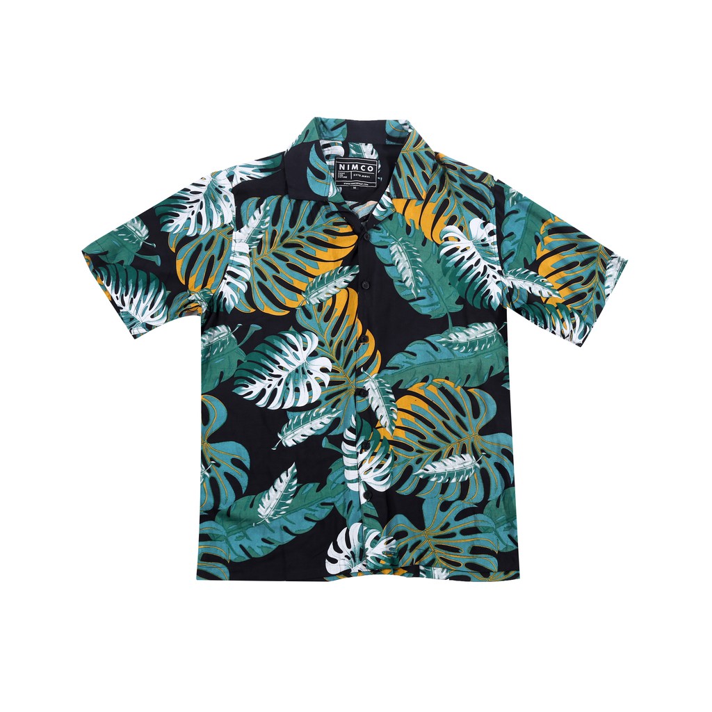 Nimco Kemeja - GLOW04-T069-Y-BLACK