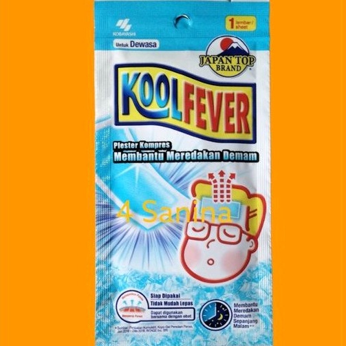 Koolfever Anak &amp; Dewasa penurun panas 1 Sachet /kool fever