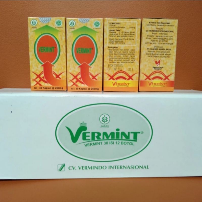 vermint isi 30 kapsul original