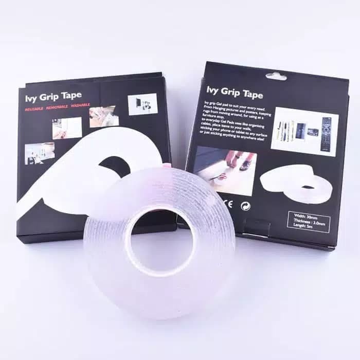 

Berkualitas Double Tape Transparan / Ivy Grip Tape Gilaa!!!