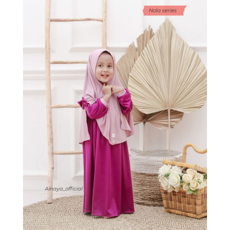 GAMIS ANAK NOLA MURAH series by AINAYA 0 bulan sd 5 th