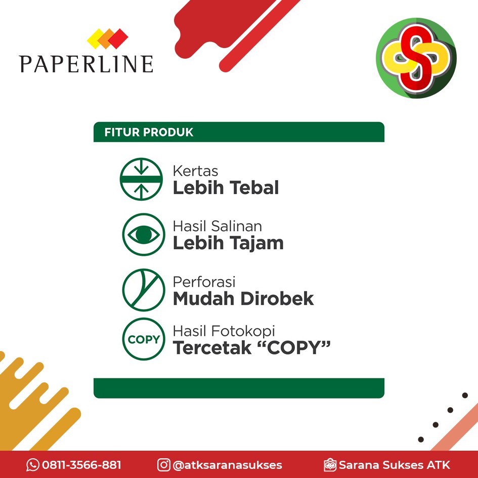 Kwitansi Paperline 40 Tanggung