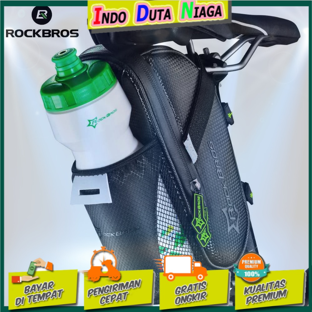 Rockbros Tas Sepeda Microfiber Waterproof dengan Holder Botol Minum