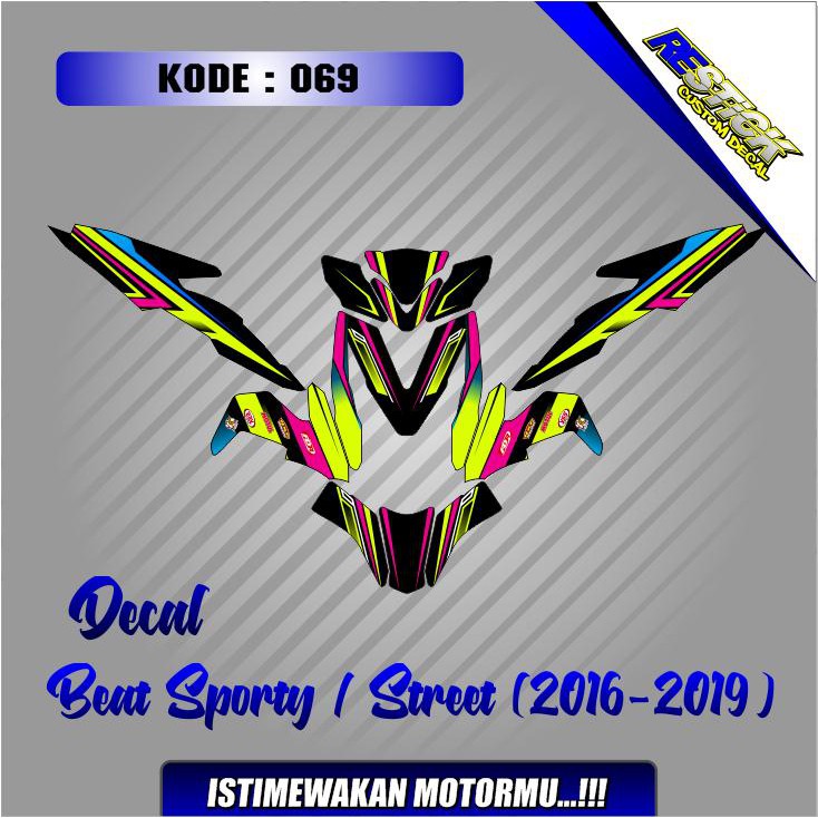 Decal New Beat FI 2017 Desain Kode 067-069