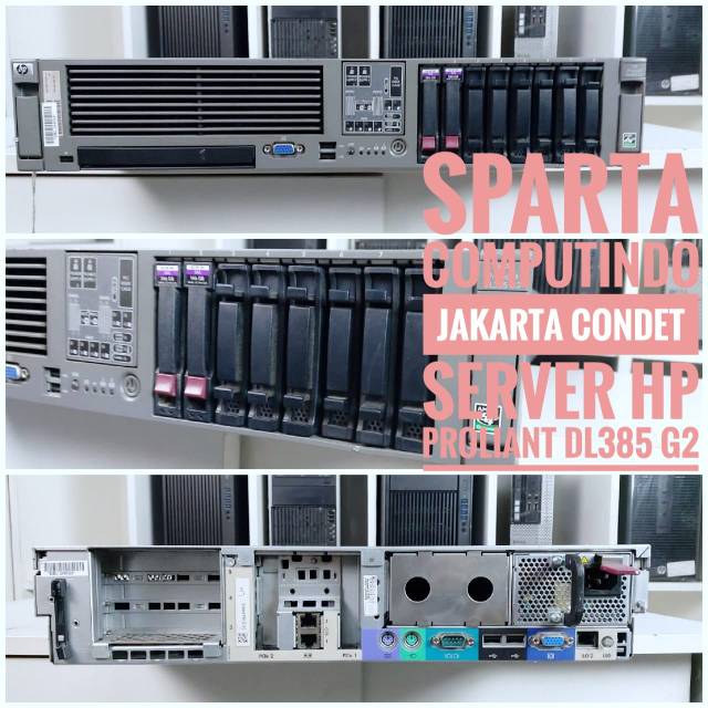 Server HP Proliant DL385 G2 Rackmount 2U Single Prosesor