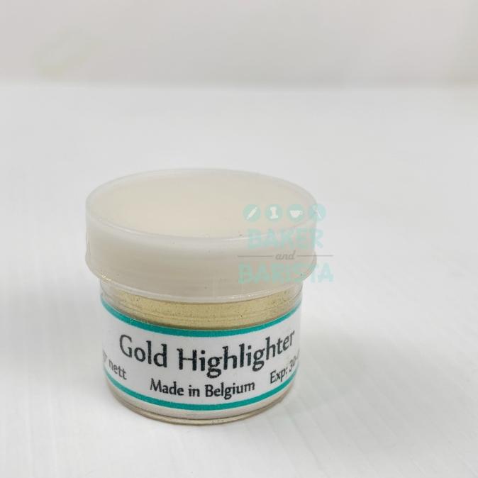 

Gold highlighter repack 5gr nett / gold cake decor/ bubuk emas untuk k bakernbar99