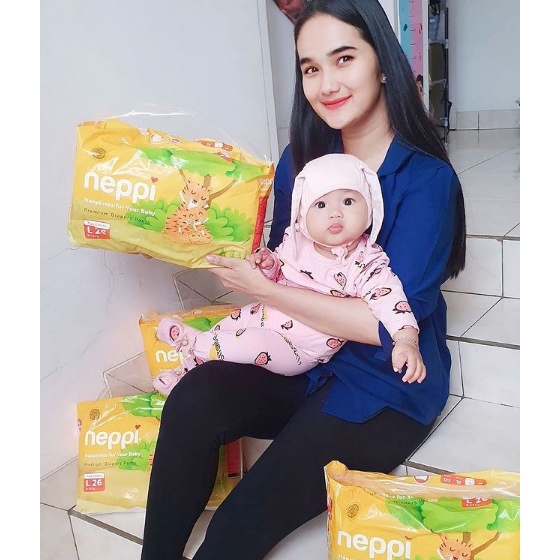 PNB209 POPOK CELANA NEPPI PREMIUM DIAPER PANTS POPOK BAYI SEKALI PAKAI